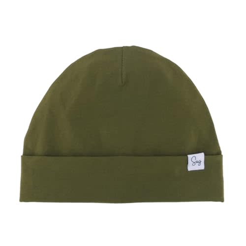 Jersey Beanie Hat for Newborn Baby Boys Girls Silky Satin Lined Hats Bonnet Toddler Infant Little Kids Beanies Caps