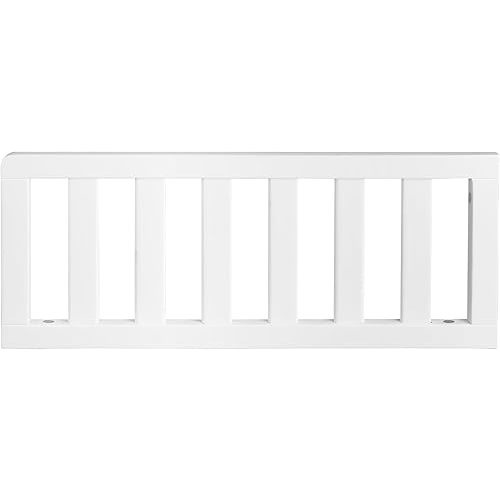 Toddler Safe Guardrail Compatible with Delta Children Convertible Crib, Crib Rail for Prevent Toddler from Rolling Off The Bed, White