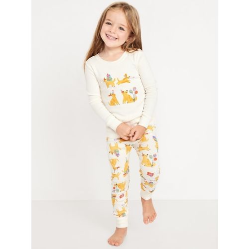 Printed Snug-Fit Pajama Set for Toddler & Baby