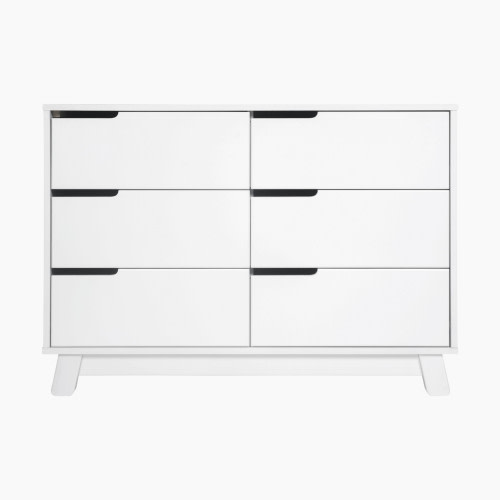 babyletto Hudson 6-Drawer Double Dresser - White