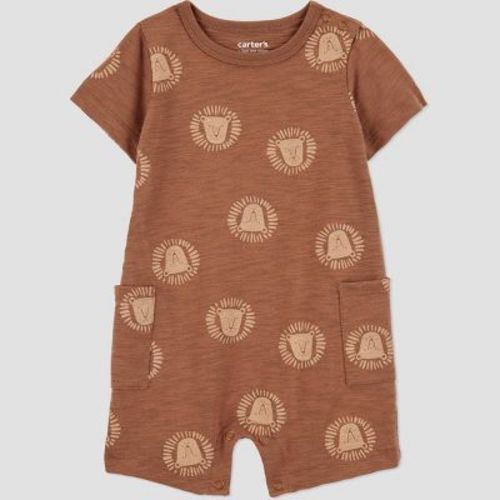 Carter's Just One You®️ Baby Boys' Scenic Romper - Brown Newborn