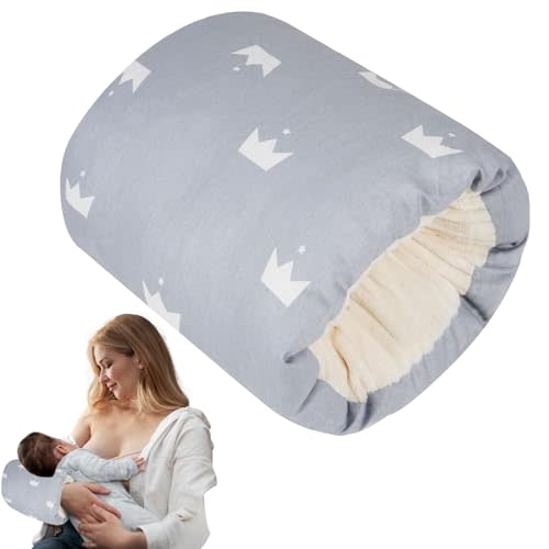 HOWUKE Baby Nursing Arm Breastfeeding Pillow, Breast Feeding Pillows for Babies, Bottle Feeding Travel Pillows for Newborn