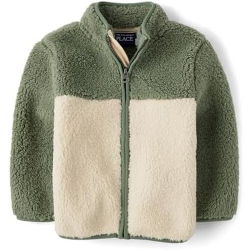 The Children's Place Baby Boy's and Toddler Cozy Fuzzy Sherpa Jacket