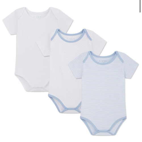 LAKE | Baby | Pima Cotton Pajamas | Parisian Green Baby Bodysuit Bundle