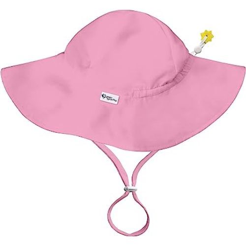 green sprouts Baby Girls' UPF 50+ Eco Brim Hat