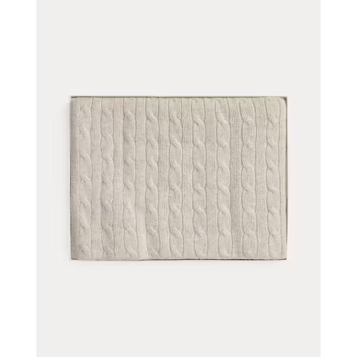 Ralph Lauren Cable-Knit Cashmere Blanket