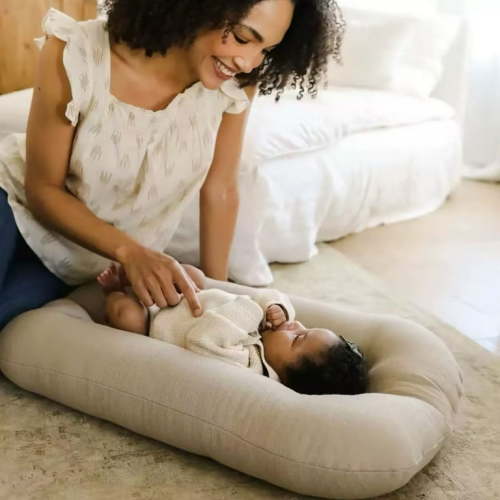Clearance Baby Lounger Pillow for Infants Babies 0 12 Months Lounger for Baby Soft Cotton Breathable Infant Floor Seats & Loungers for Newborn Gifts