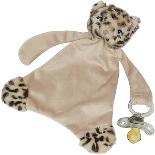 Maison Chic 11632 Lacey The Leopard Pacifier Blankie, 11- inch Length