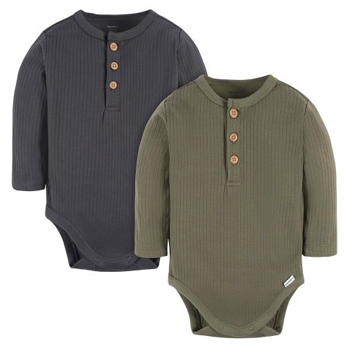Gerber Unisex Baby Baby Boys' and Baby Girls' 2-pack Bodysuits