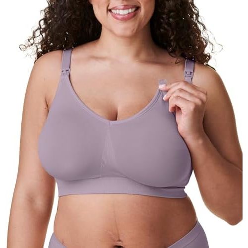 BRAVADO! DESIGNS Nursing Bras for Breastfeeding, Body Silk Seamless Wireless Bras for Women, Full Coverage Maternity Bra