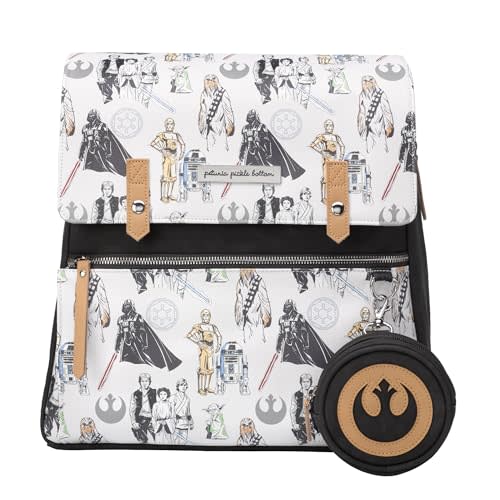 Petunia Pickle Bottom Meta Backpack, Baby Bag, Diaper Bag for Parents, Stylish Organizer, Spacious Backpack for Moms and Dads, Disney, The Star Wars Collection