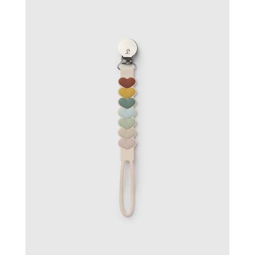 Pacifier Clip - Beadless - Sweetheart Multi
