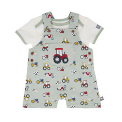 Rugged Bear Infant Boys'' Short Sleeve Shortall Set, 2 pc.