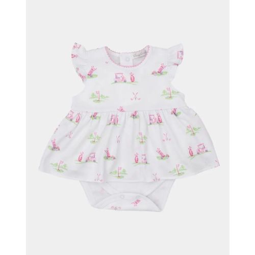 Fairway Foursom Bodysuit Dress - Multi Pink