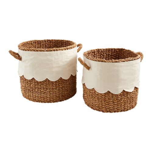 Nested Scalloped Baskets