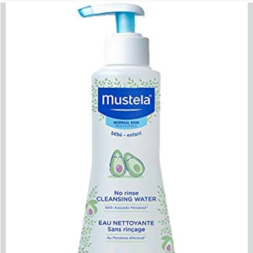 Mustela Baby Cleansing Water - No-Rinse Micellar Water - with Natural Avocado & Aloe Vera - for Baby's Face, Body & Diaper - 1 or 2-Pack - Various Sizes