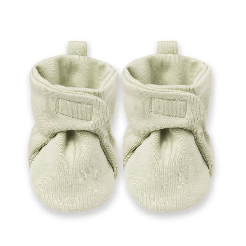 Baby Booties Sage Green