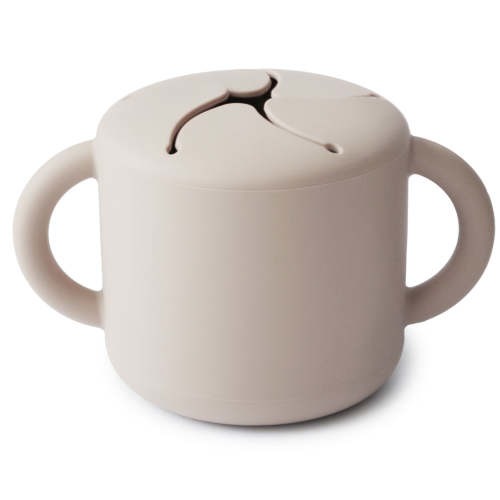 Mushie Baby Silicone Snack Cup