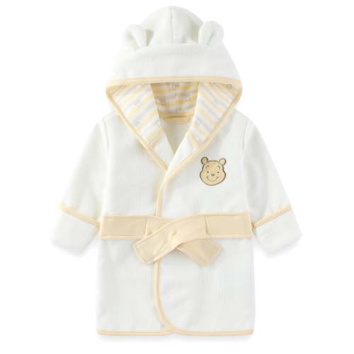 Disney Winnie the Pooh Terry Hooded Towel Bathrobe with Ears (Baby Boys), One Size, 0 Months-24 Months