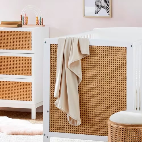 Adairs Baby - Natural Cotton Jersey Baby Swaddle | Adairs