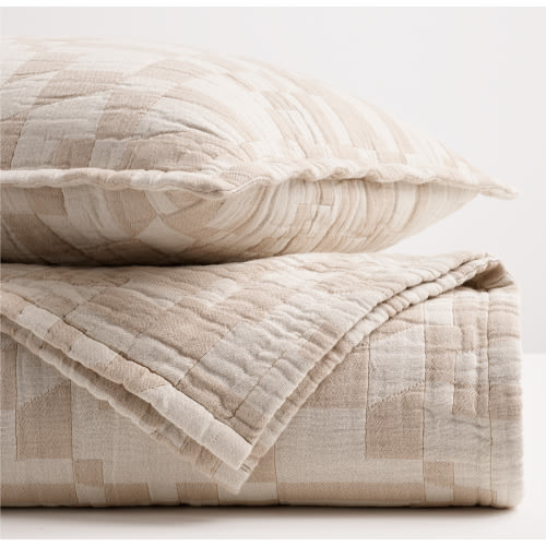 Jigsaw Turkish Cotton Toddler Quilt | RH Baby & Child