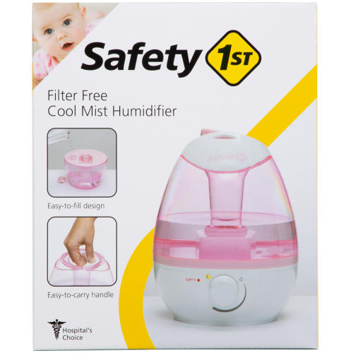Safety 1st Filter Free Cool Mist Humidifier, Pink