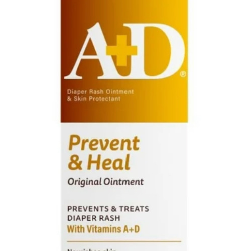 A+D Original Diaper Rash Ointment Prevents & Treats Diaper Rash, Moisturizing Skin Protectant with Vitamins A & D, Healing Skin Ointment for Dry and Cracked Skin 4oz