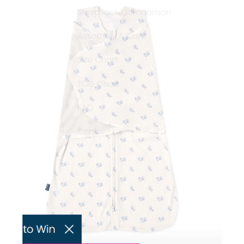 Vintage Floral Cotton Swaddle | HALO