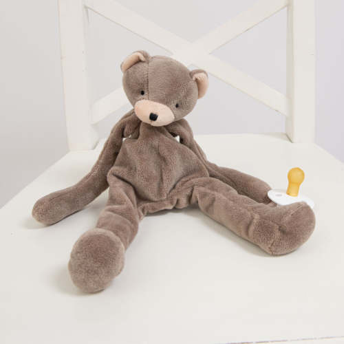 Elliott Bear Buddy | Pacifier Holder

      – Baby Beau and Belle