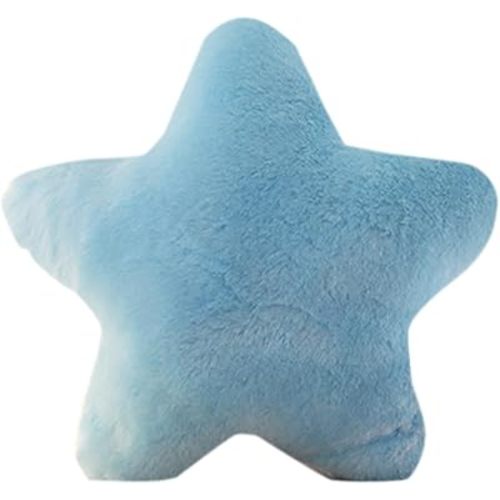 CHELEI2019 15.7" Star Pillow Plush Stuffed Star Shaped Pillow Decor Cushion Toy Gifts,Blue