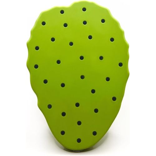 Mexican Baby Teether, Silicone Teething Toy for Teeth Relief, Soothing Grip for 3+ Months, BPA-Free (Nopal)