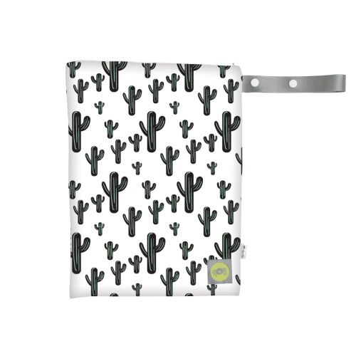 Itzy Ritzy® Travel Happens™ Medium Sealed Wet Bag with Adjustable Handle, Cactus Crew