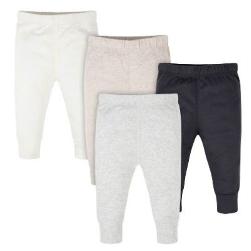 Onesies Brand Baby Neutral Pants - Gray Heather - 6-9 Months - 4-pack