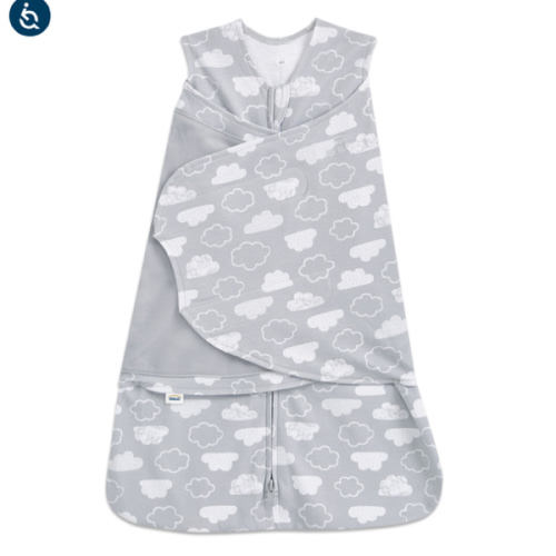 Cloud Print Cotton Swaddle - Newborn | HALO