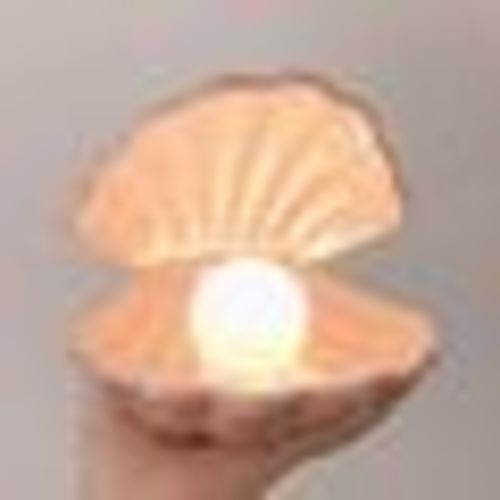 Fairy Shell Pearl Night Lamp - Pink