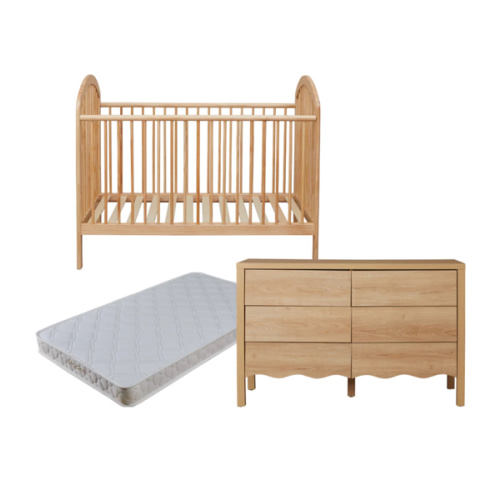 Archie Natural Three Piece Nursery Furniture Set