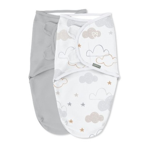 SwaddleMe by Ingenuity Original Swaddle - 0-3 Months - 2pk, Color: Space & Clouds