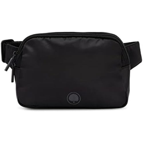 Parker Baby Diaper Belt Bag - Portable Fanny Pack Diaper Bag, Crossbody Bag for Moms - "Birch Belt Bag" - Black