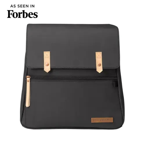 Meta Backpack in Black Matte Canvas