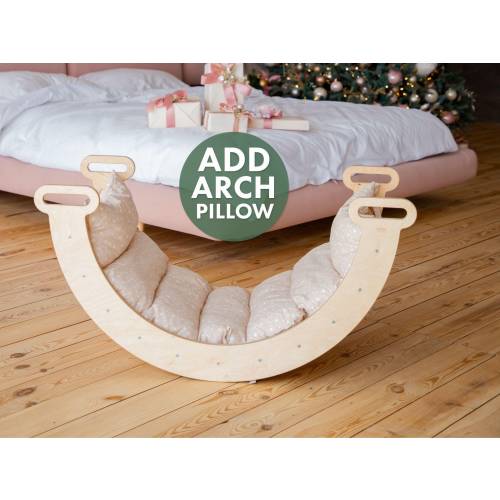 Montessori Climbing arch, Kletterbogen mit kissen, Montessori arch climber with cushion, Montessori rocking arch with pillow, Kids Furniture