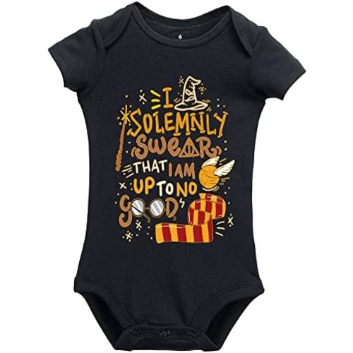 Letter Print Universal Short Sleeve Bodysuits