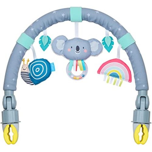 Baby Pram, Stroller & Car Seat Arch | Baby Crib Mobile Foldable Travel Car Seat Toy Activity Arch with Fascinating Toys, for Bouncers Pram, Newborn Sensory Toy 0-24 Months Infant Boys Girls Sleep - Koala Daydream Arch