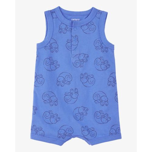 Baby Hermit Crab Print Cotton Romper - Carter's | Carter's