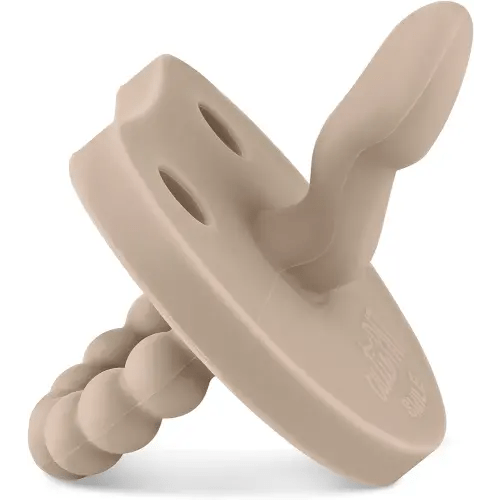 Ryan & Rose Cutie PAT Smile - Orthodontic Pro Pacifier and Teether (Dune)