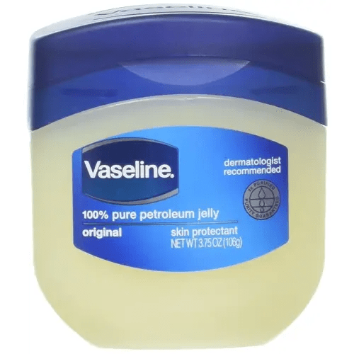 Vaseline Petroleum Original Healing Jelly Skin Protectant, 3.75 Oz (2 Pack)