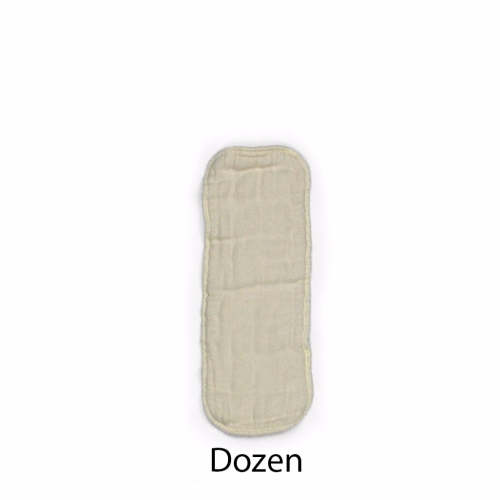 Cloth-eez Diaper Doubler - Natural Unbleached - 12 Pack