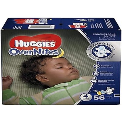 Huggies Size 5 Overnites Baby Diapers: Overnight Diapers, Size 5 (27+ lbs), 44 Ct
