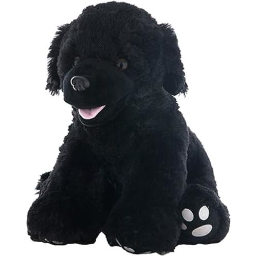 Shadow The Black Labrador Plush Toy - 16-Inch Soft Stuffed Animal - Ideal Gift for Kids Aged 3 and Up - Cuddly Companion for Dog Lovers and Imaginative Play