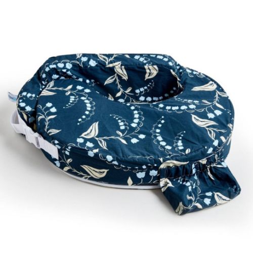 My Brest Friend Nursing Pillow - Deluxe - Enhanced Comfort w/ Slipcover - Ergonomic Breastfeeding Pillow For Ultimate Support For Mom & Baby - Adjustable Pillow W/ Handy Side Pocket, Evening Grey