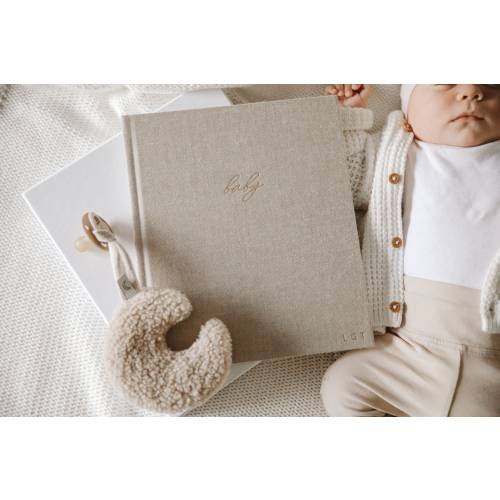 Baby Memory Book Book | Personalized Baby Book | Gender Neutral Baby Gift | Baby Shower Gift | Newborn Memory Book | Baby Book + Photo Album